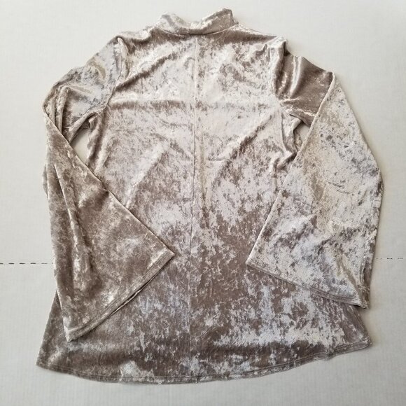 Camille & Co Small Taupe Top Shimmer Velvet - Picture 2 of 6
